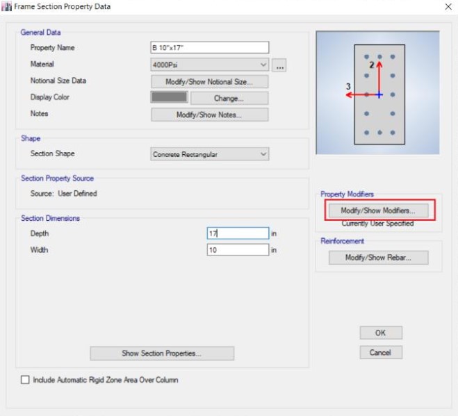 Edit করে Modify/Show Modifiers..